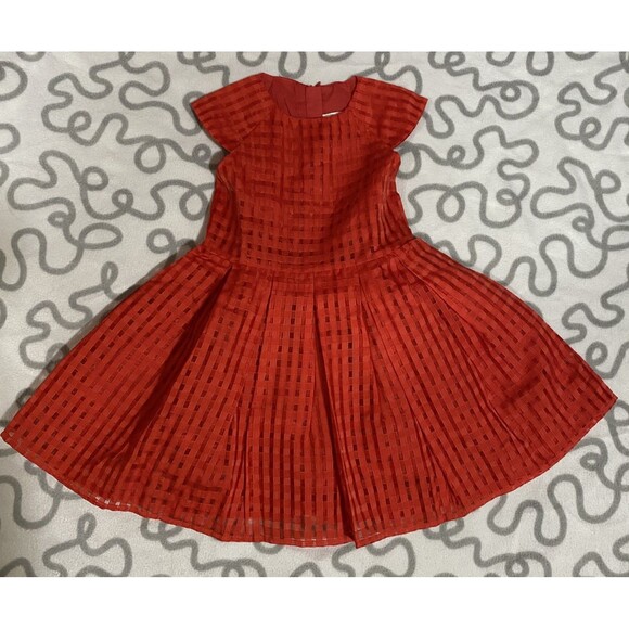 Bloom B Shirt Dress Girls Toddler 1- 2T Casual Formal Event Red Sleeveless - Picture 2 of 7